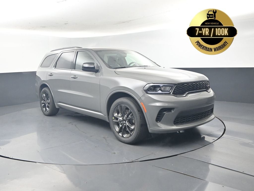 2026 Dodge Durango DURANGO GT RWD in Destroyer Gray Clear-Coat Exterior Paint — front three-quarter view