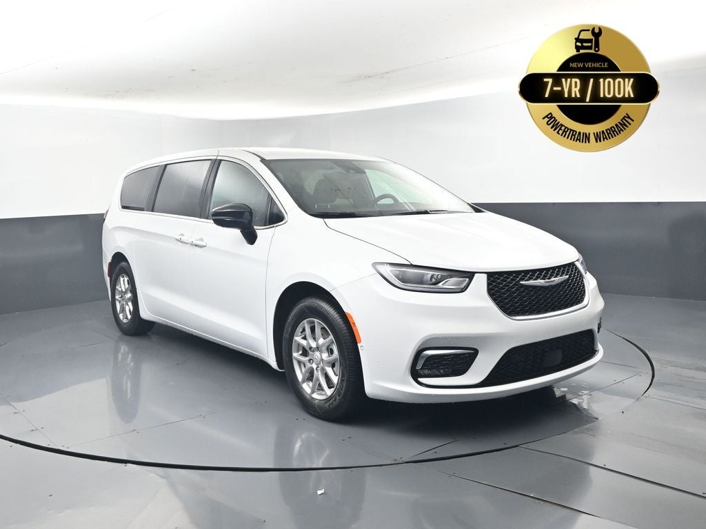 2026 Chrysler Pacifica PACIFICA SELECT in Bright White Clear-Coat Exterior Paint — front three-quarter view