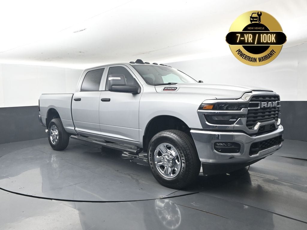 2026 RAM Ram 2500 RAM 2500 TRADESMAN CREW CAB 4X4 6'4' BOX in Silver-Zynith Exterior Paint — front three-quarter view